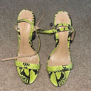 Schutz Valencia snake heels